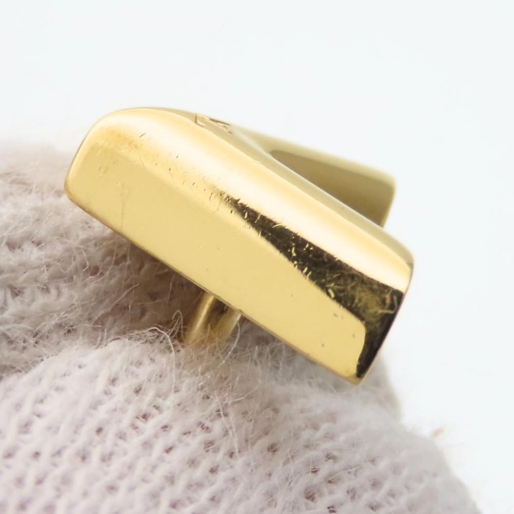 LOUIS VUITTON Gold Earrings - Picture 8 of 9